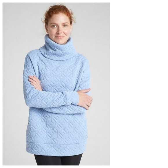 gap funnel neck sweatshirt dress